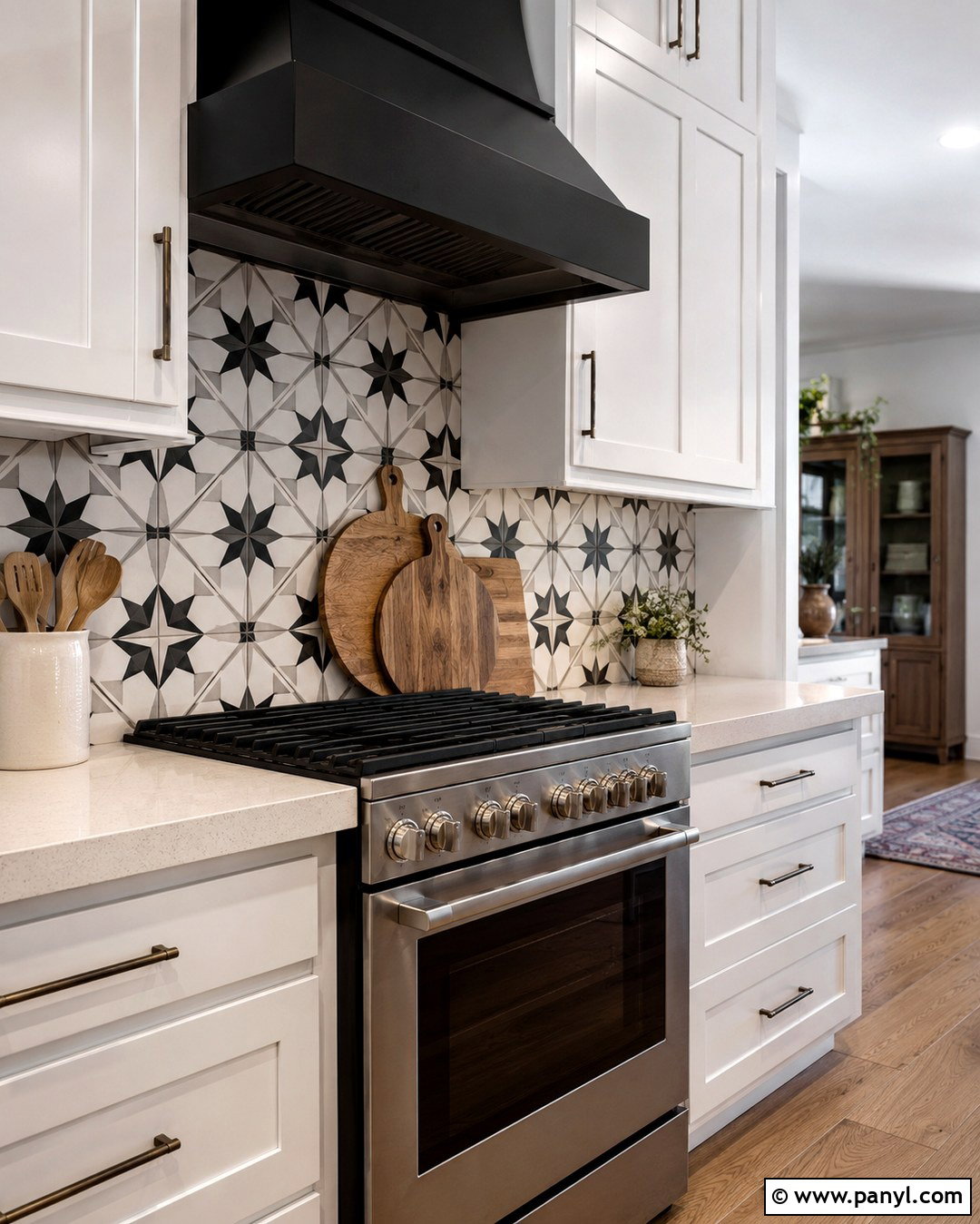 Black And White Tile Wall Pattern - 20 Black And White Wall Pattern Ideas