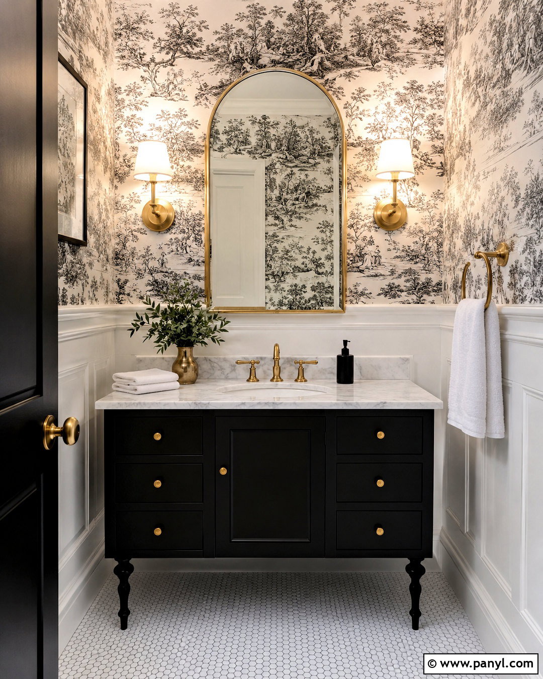 Black And White Toile Wallpaper - 20 black and white pattern wallpaper ideas