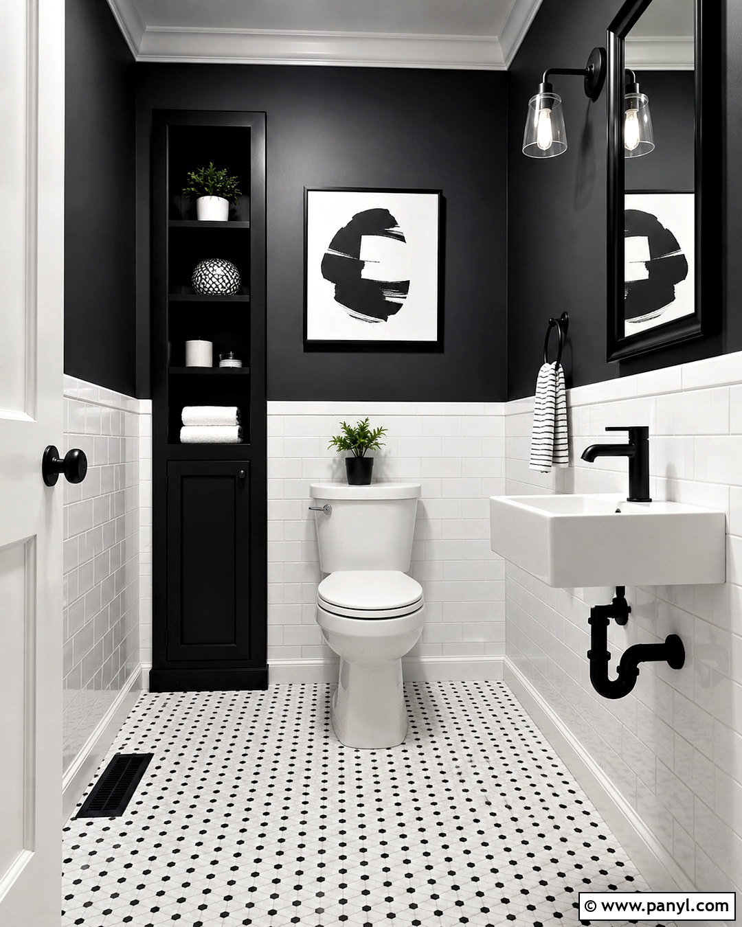 Black And White Toilet - 20 little toilet ideas