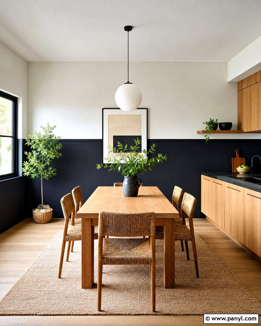 Black And White Two Tone Wall - 20 two tone wall paint ideas