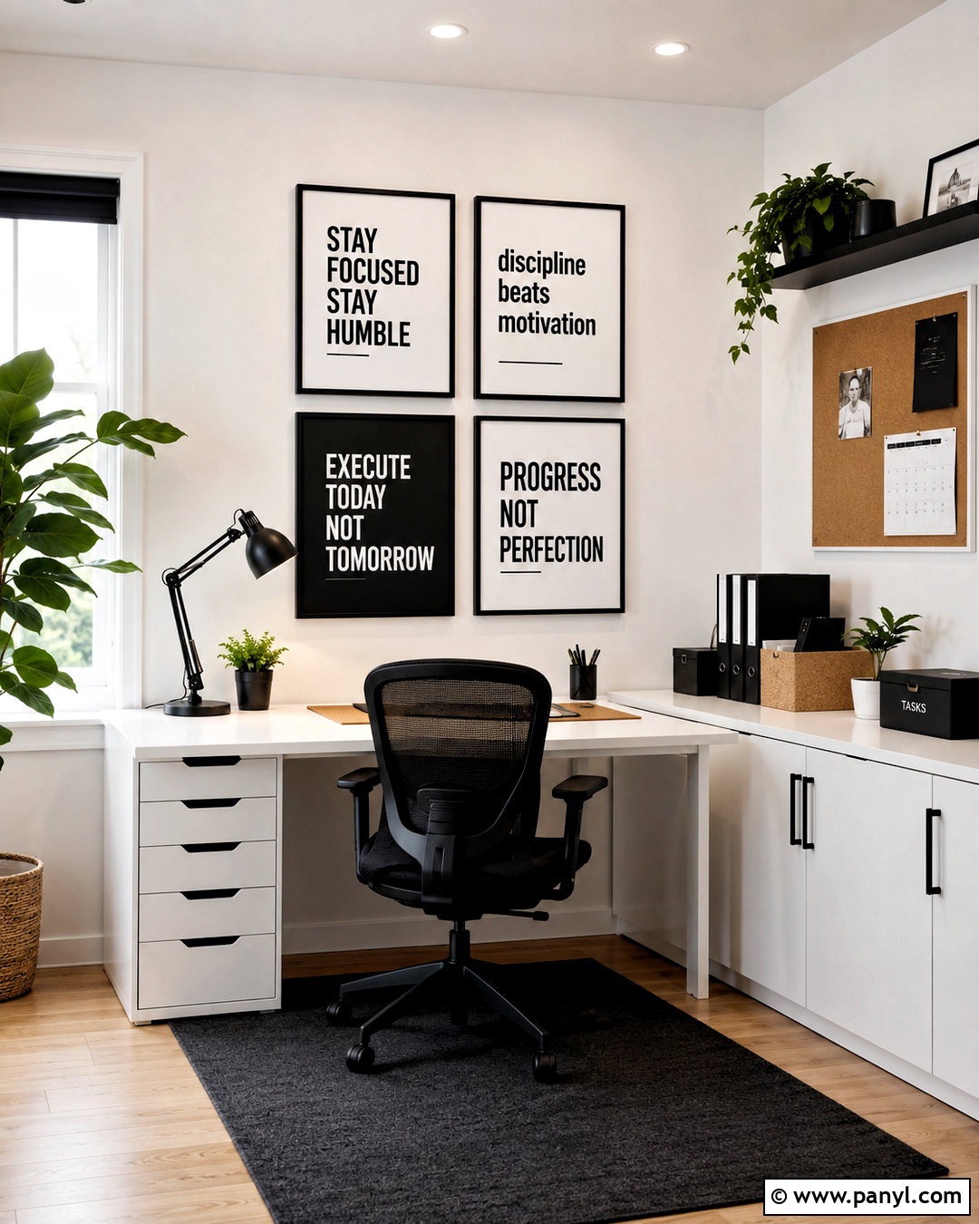 Black And White Typography Wall Decor - 20 black and white wall decor ideas