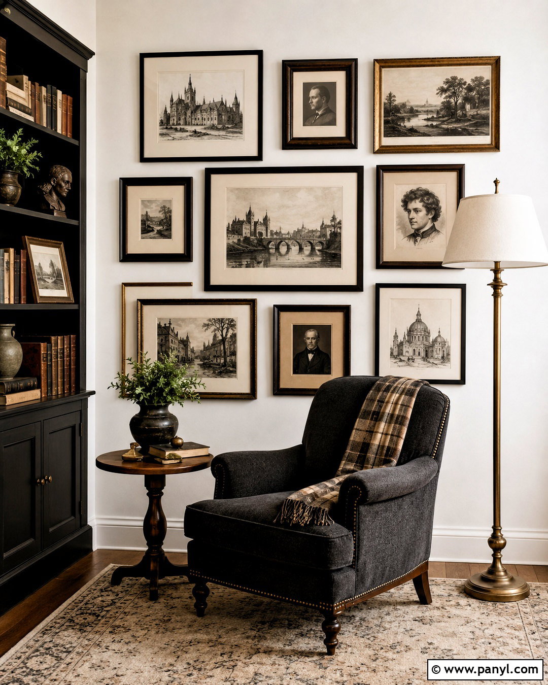 Black And White Vintage Wall Art - 20 black and white wall decor ideas