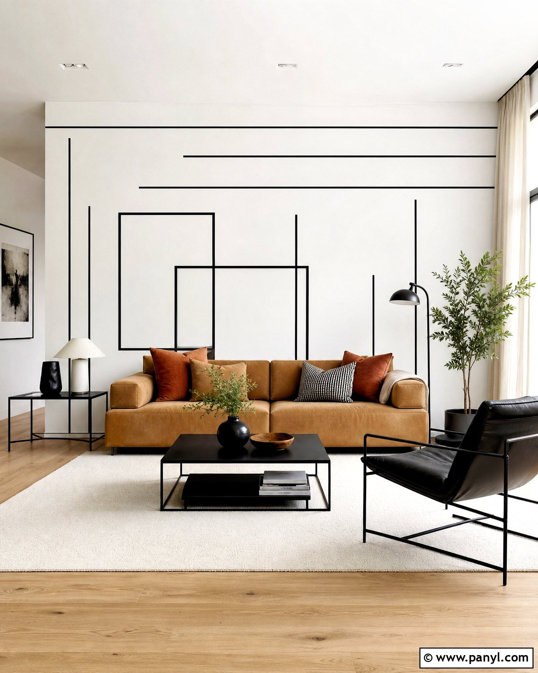 20 Wall Line Design Ideas for Sleek, Modern Room Makeovers