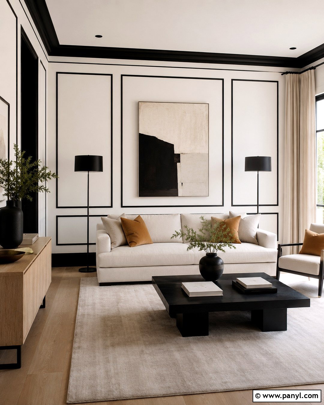 Black And White Wall Panel Pattern - 20 Black And White Wall Pattern Ideas