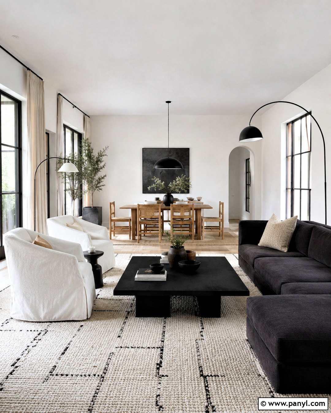 Black And White Woven Rug Texture - 20 black and white textures