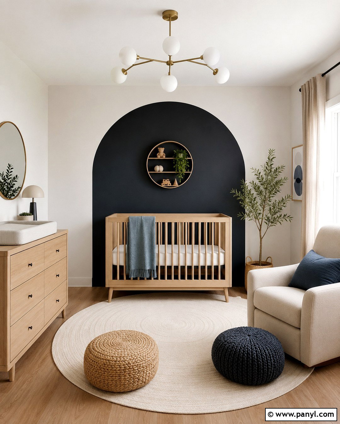 20 Black Accent Wall Nursery Boy Ideas: Cozy, Playful Spaces