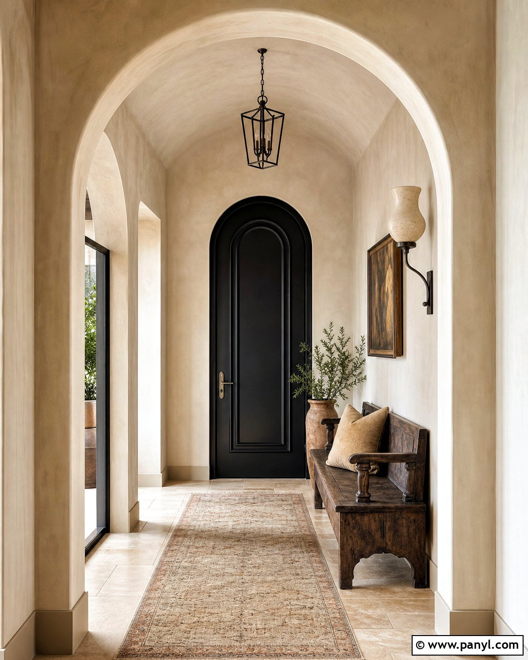 Black Arched Indoor Door - 20 black indoor doors