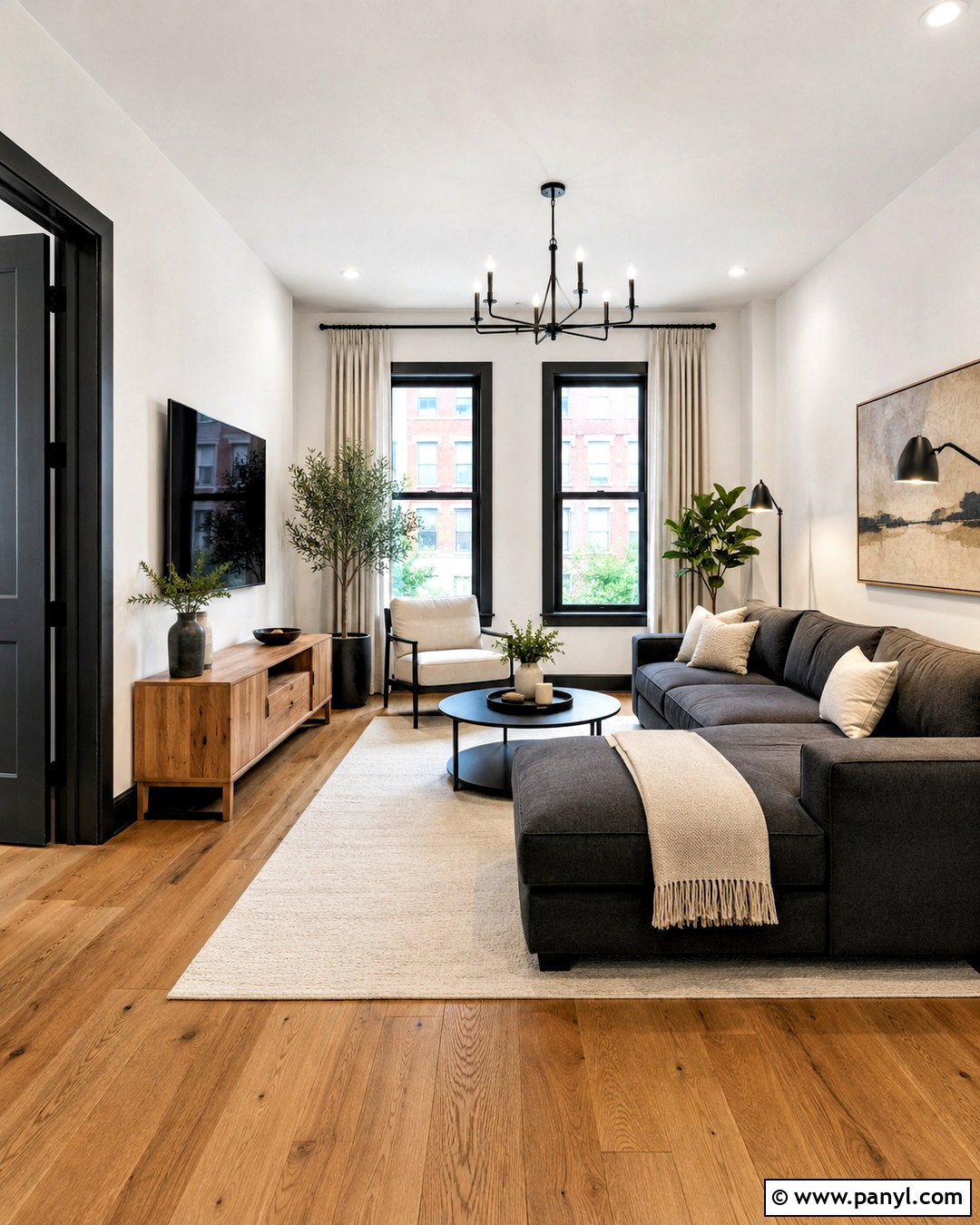 Black Baseboards And Door Trim - 20 modern baseboards and trim ideas
