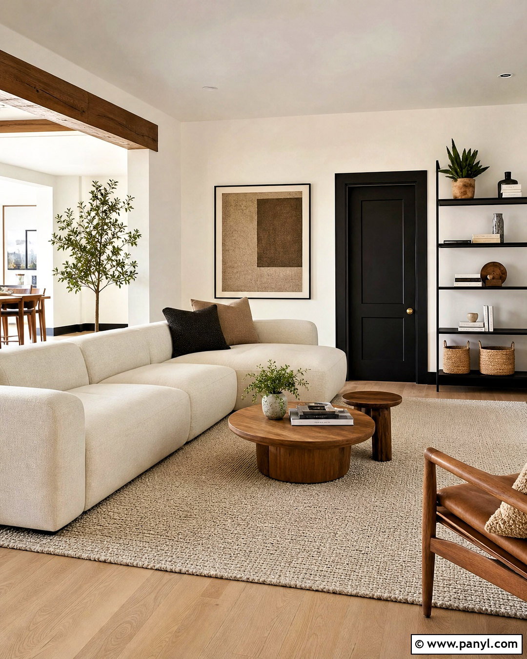 Black Baseboards With Oak Floors - 20 dark baseboards and trim ideas