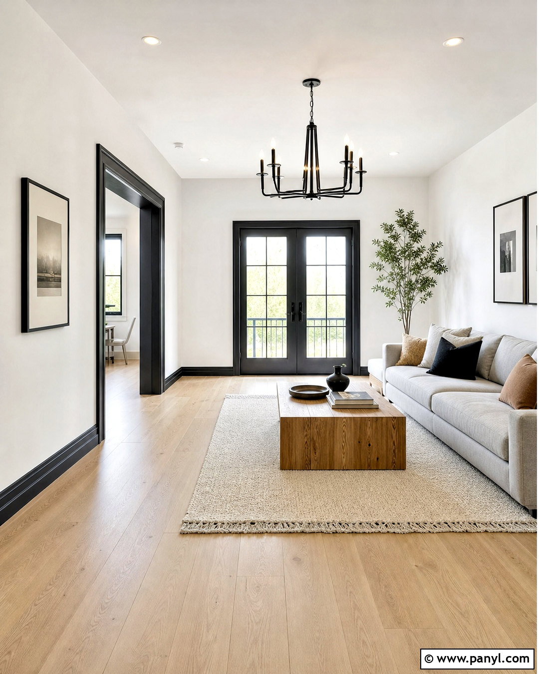 Black Baseboards With White Walls - 20 dark baseboards and trim ideas