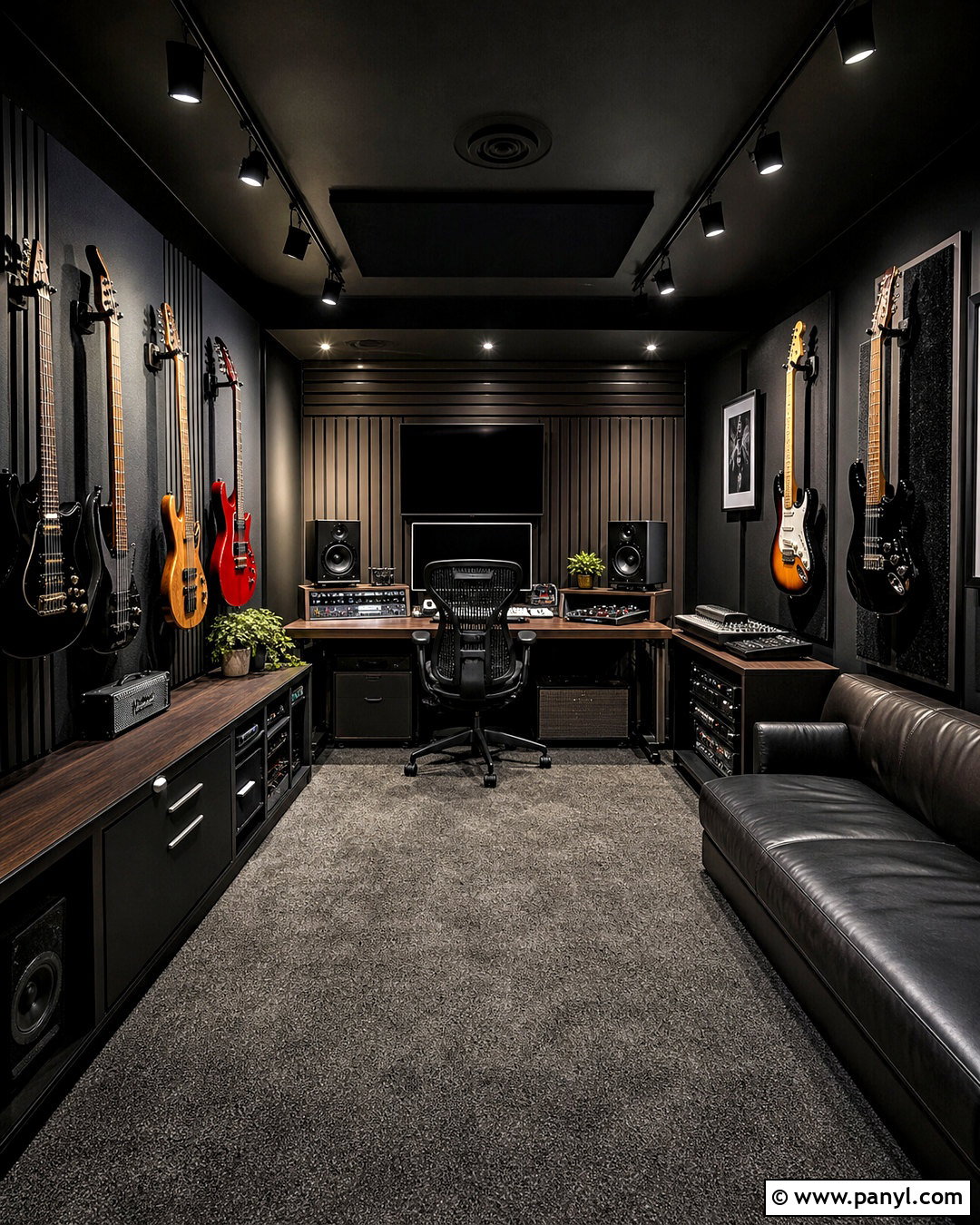 20 All Black Basement Ideas for a Cozy, Modern Hangout Space