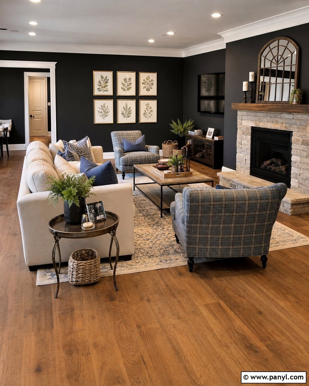 Black Basement Walls With White Trim - 30 Black Basement Walls