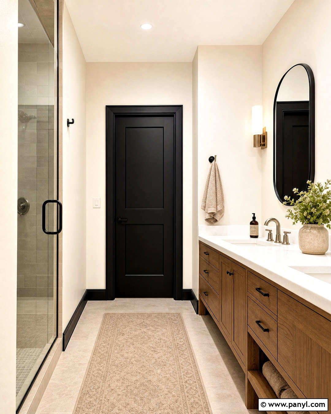 Black Bathroom Door - 20 black indoor doors