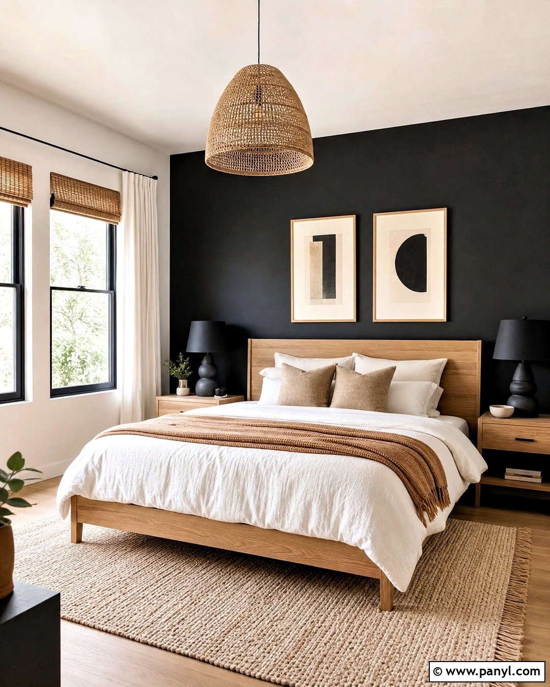 Black Bedroom Accent Wall - 20 bedroom accent wall ideas paint colors