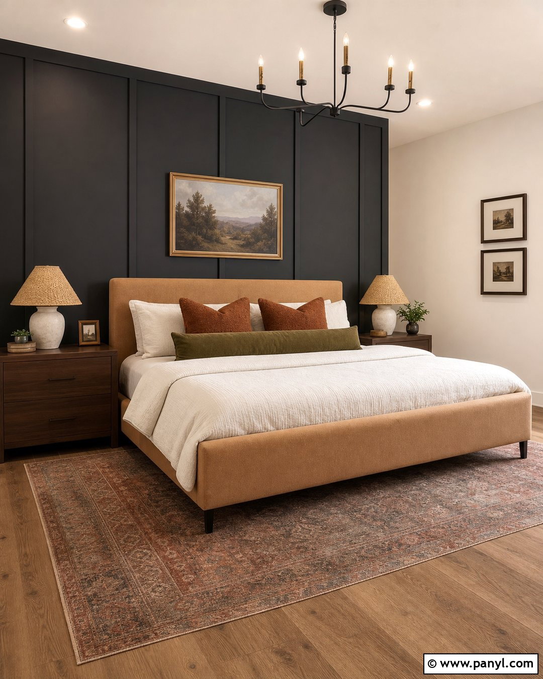 Black Board And Batten Accent Wall - 30 Accent Wall Black Ideas