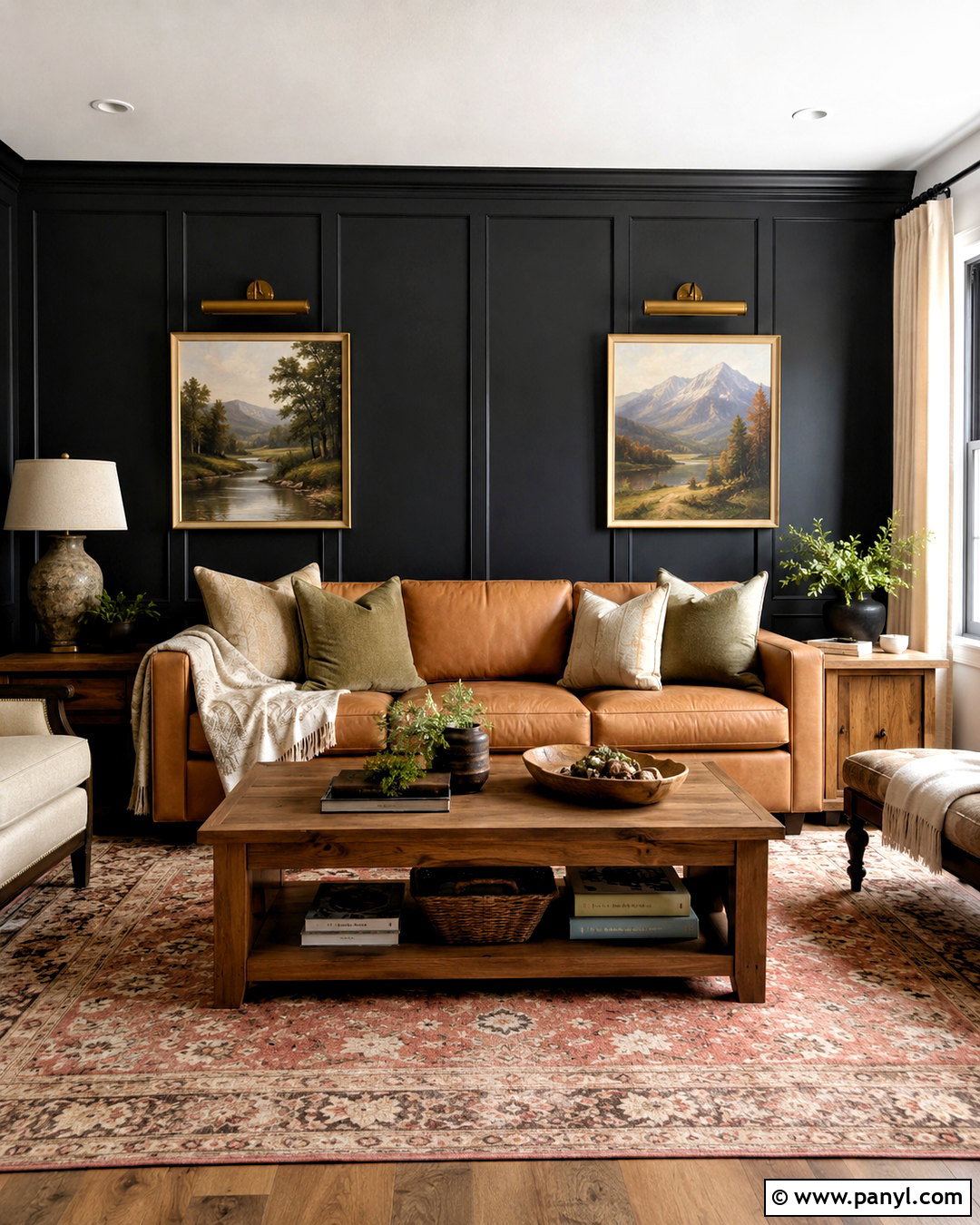 Black Board And Batten Feature Wall - 40 Black Feature Wall Ideas