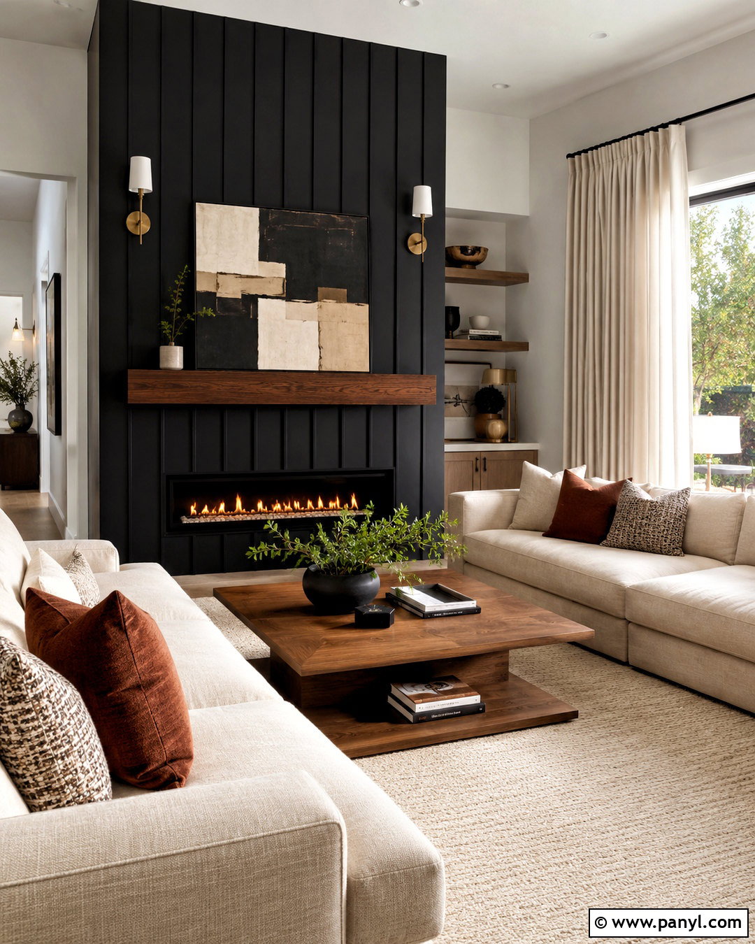 Black Board And Batten Fireplace Wall - 20 board and batten fireplace wall ideas