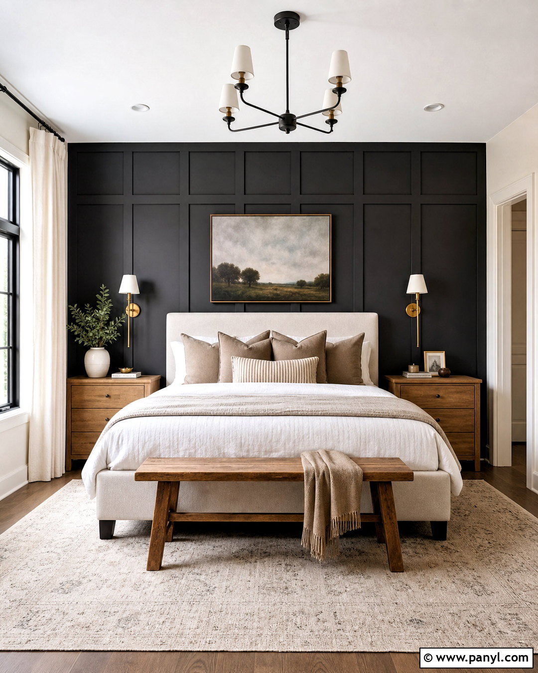 Black Board And Batten Wall - 20 black wall background ideas