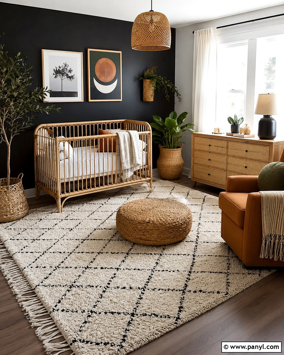 Black Boho Nursery - 20 Black Accent Wall Nursery Boy Ideas