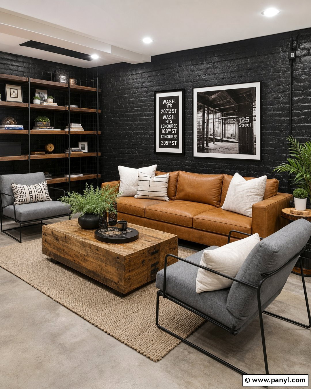 Black Brick Basement Walls - 30 Black Basement Walls