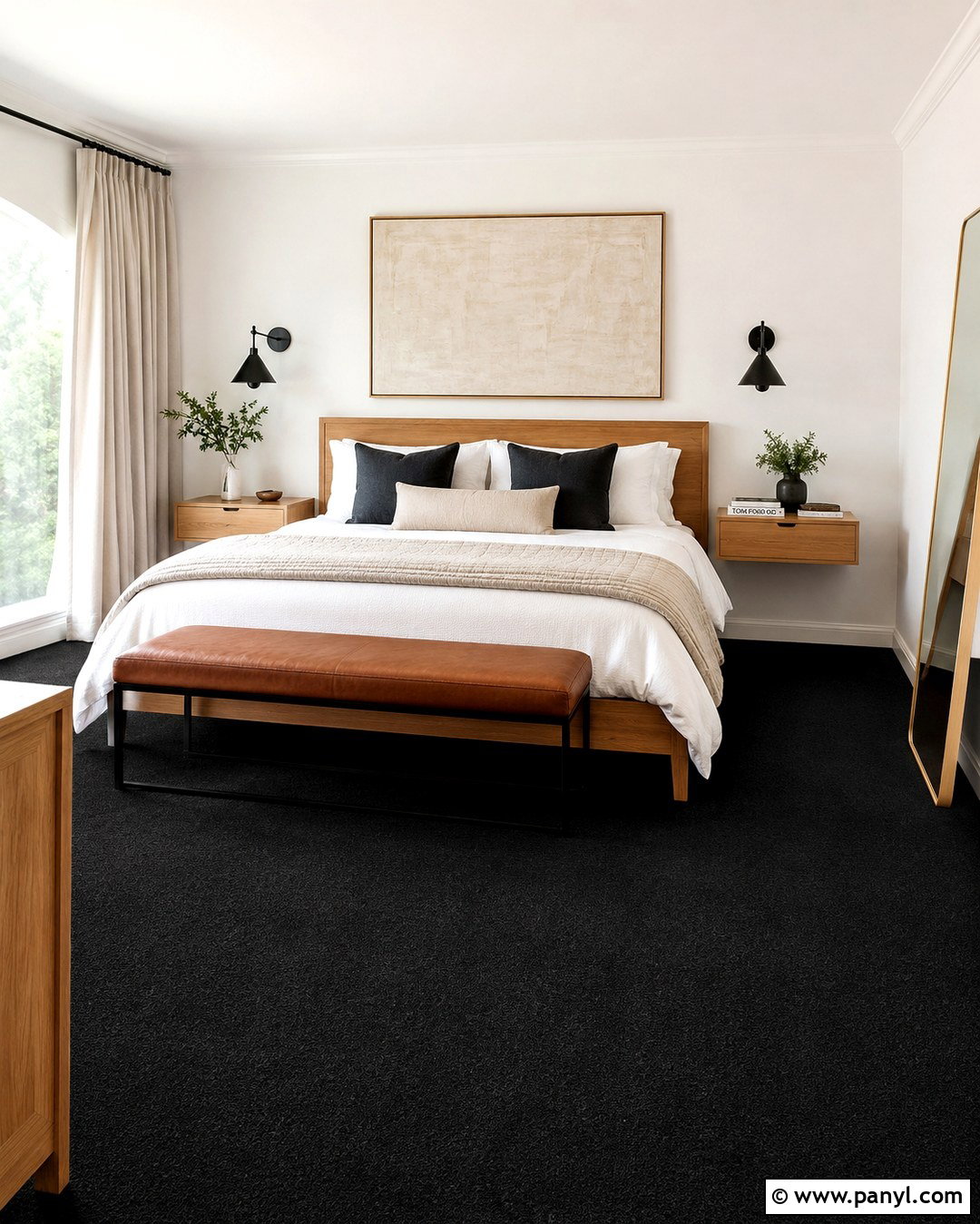 Black Carpet White Walls Bedroom - 20 Black Carpet White Walls