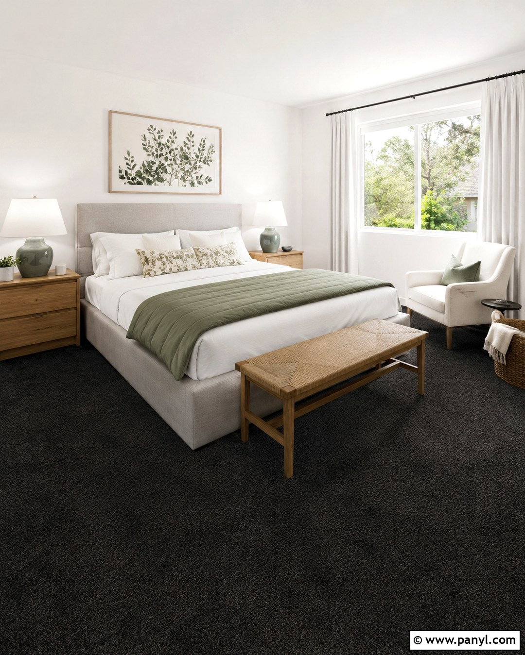 Black Carpet White Walls Guest Room - 20 Black Carpet White Walls
