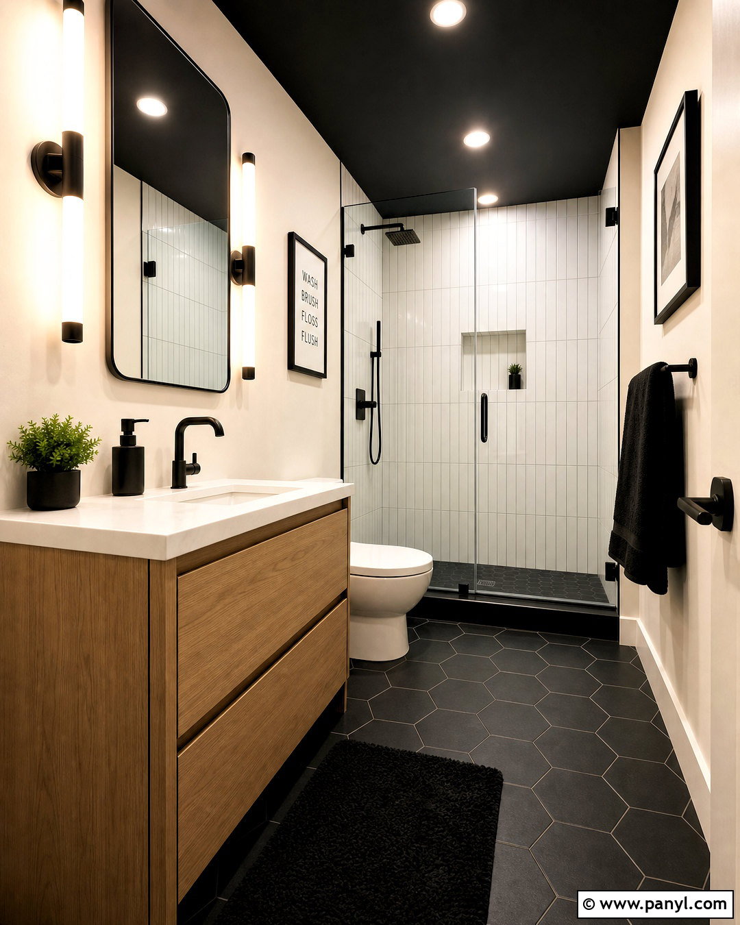20 Small Black Bathroom Ideas for a Bold, Modern Makeover
