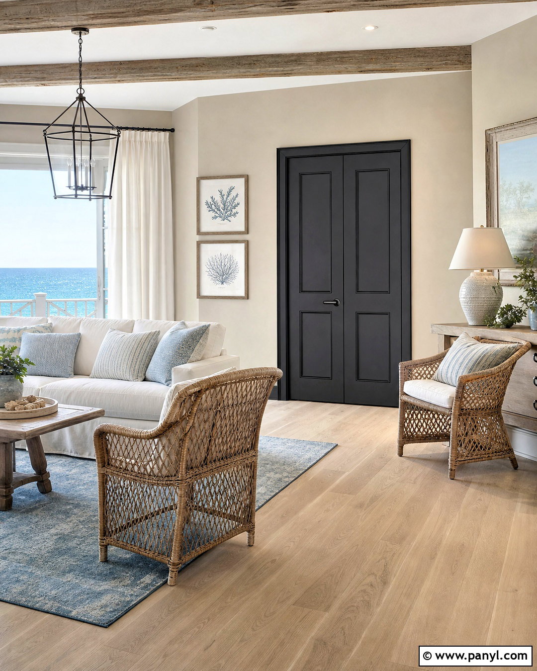 Black Coastal Door With Black Trim - 20 black interior doors with black trim ideas