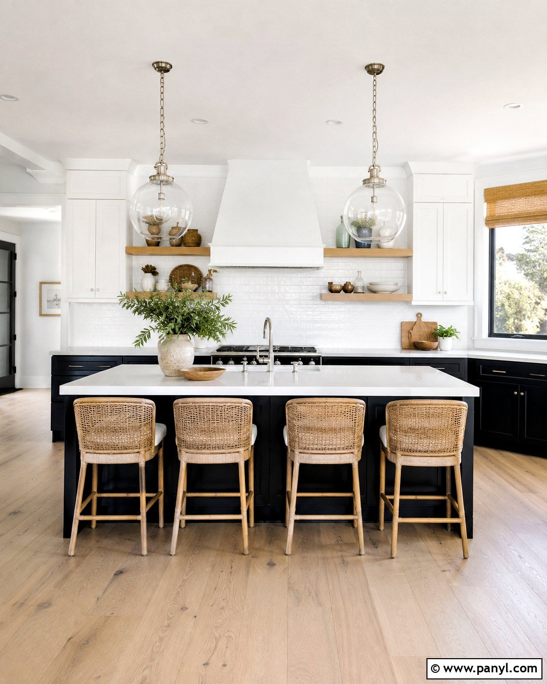 Black Coastal Kitchen - 20 black kitchen inspiration ideas