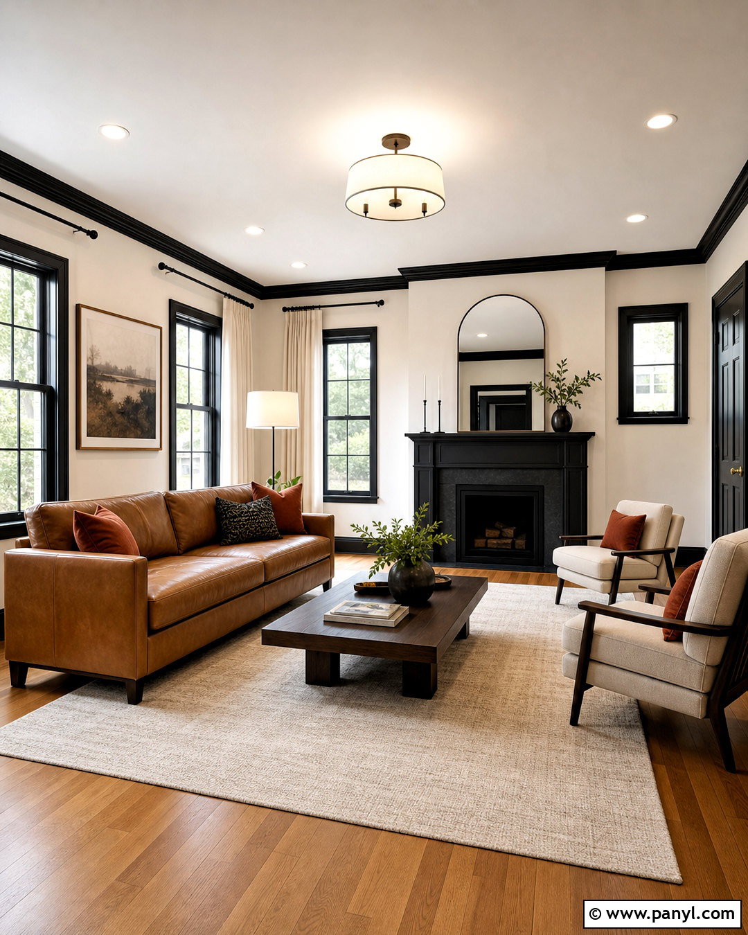 Black Contrast Trim - 20 contrast trim colors