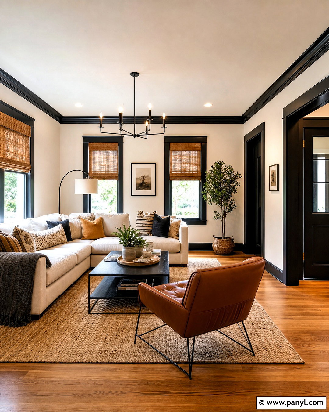 Black Door Frames With Black Baseboards - 20 black door frames interiors