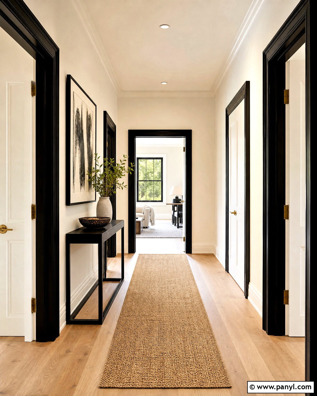 Black Door Frames With White Walls - 20 black door frames interiors