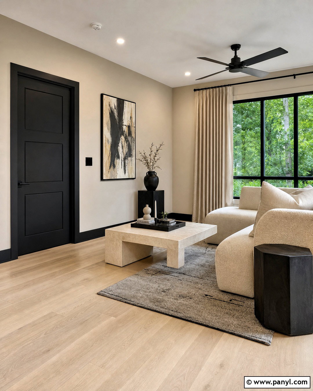 Black Door With Black Trim - 20 black door interior design ideas