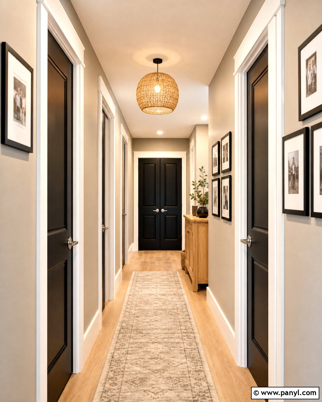Black Door With White Trim - 20 black door interior design ideas