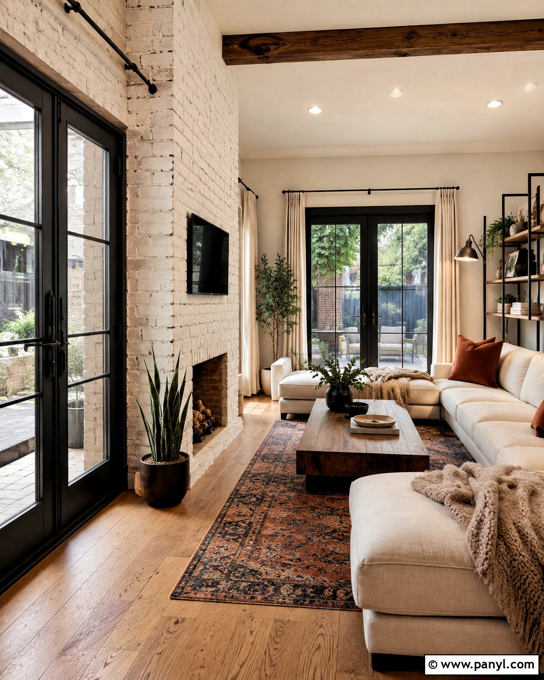 Black Doors With White Brick Walls - 35 White Walls Black Doors