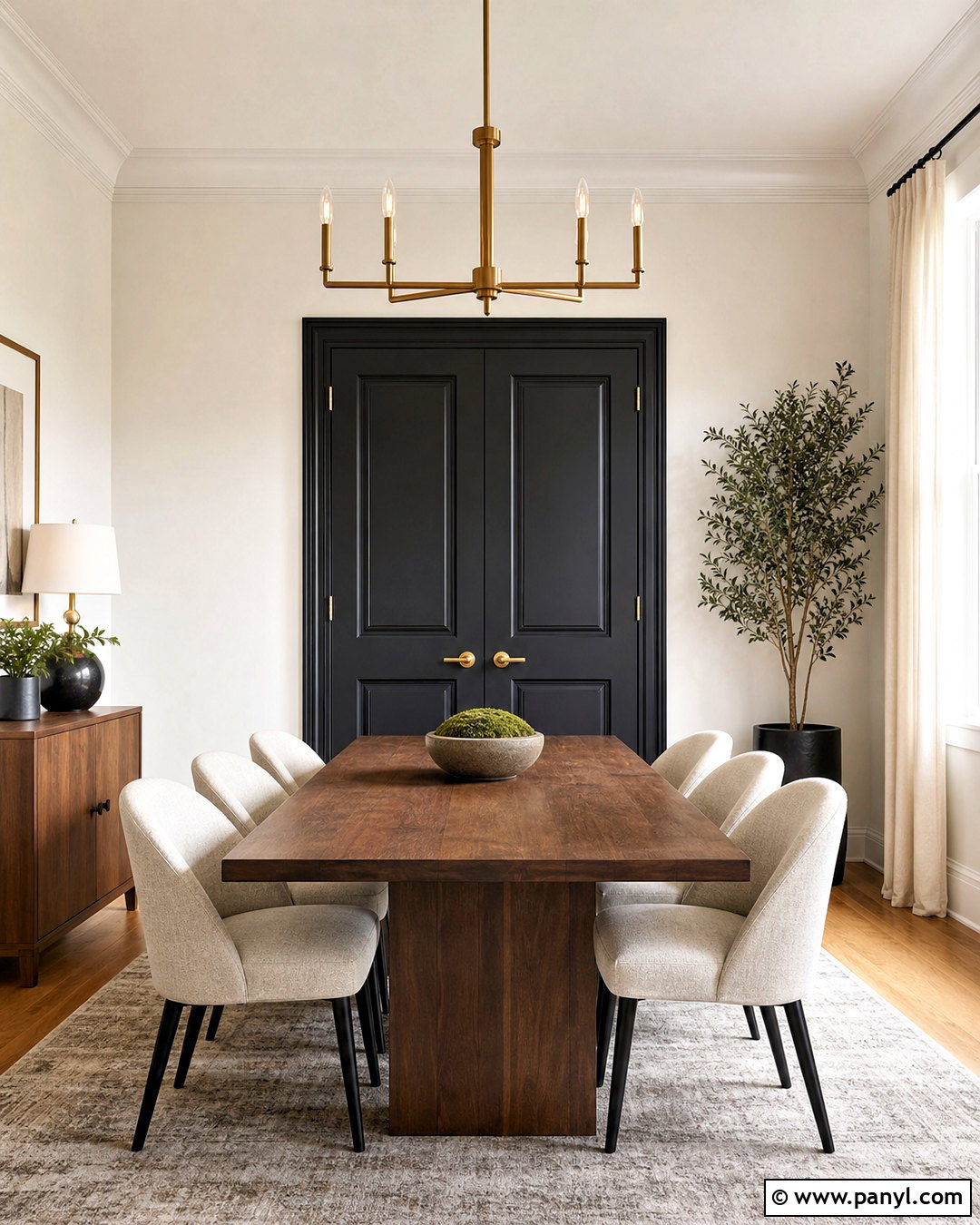 Black Double Indoor Doors - 20 black indoor doors