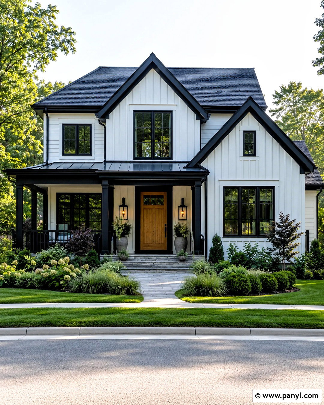 Black Exterior Window And Door Trim - 20 black moldings and trim ideas