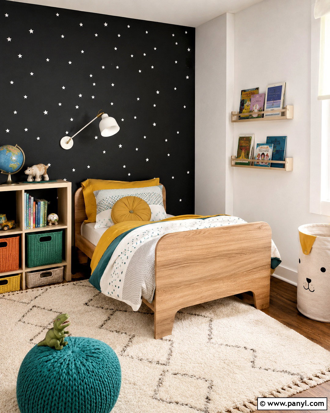 Black Feature Wall Kids Bedroom - 40 Black Feature Wall Ideas