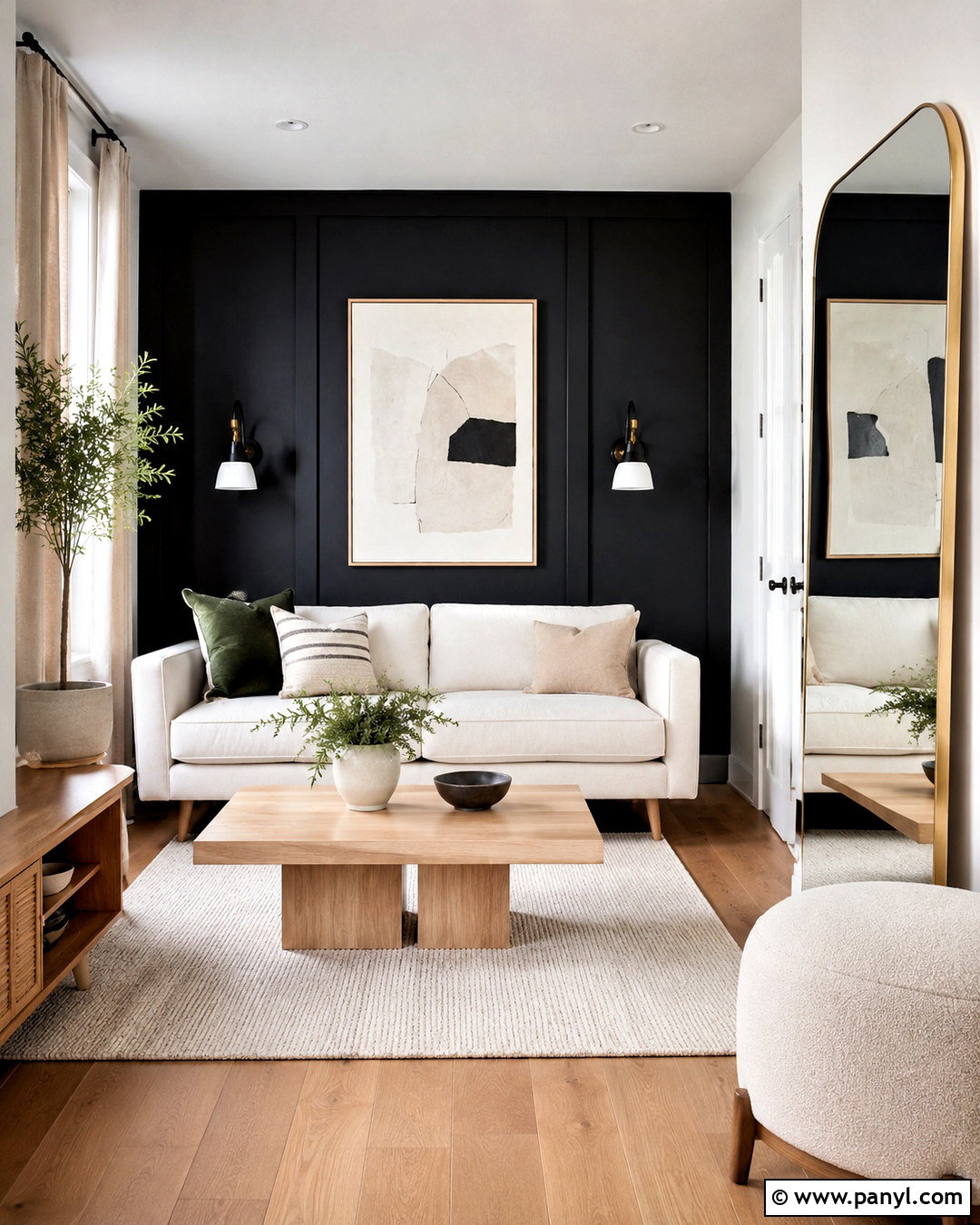 Black Feature Wall Small Living Room - 40 Black Feature Wall Ideas