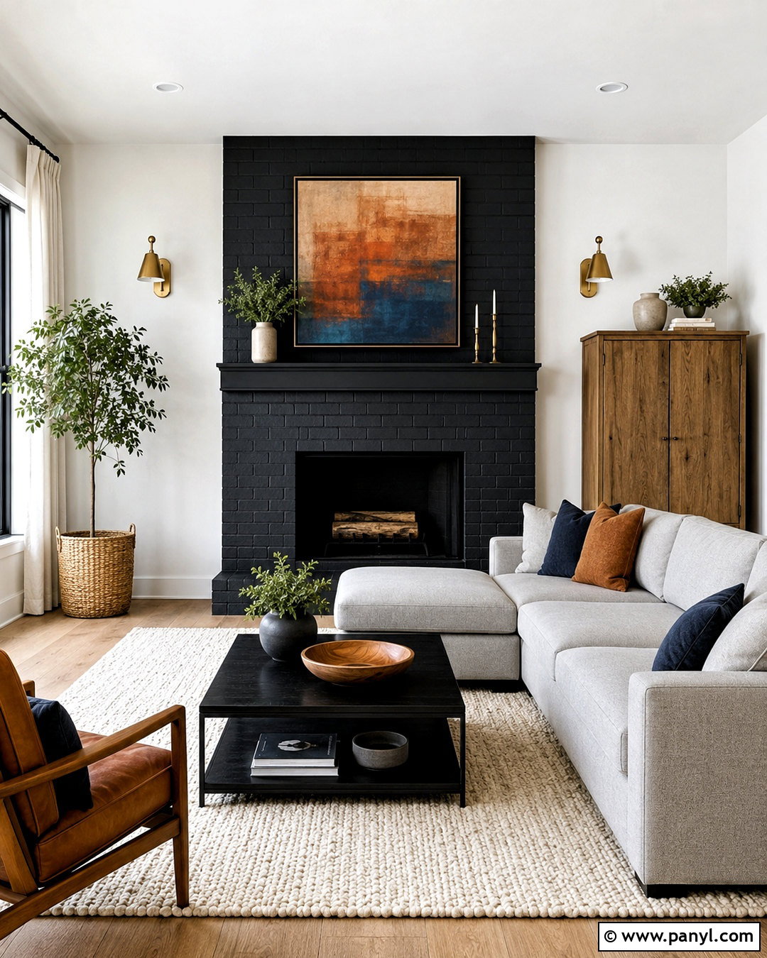 20 Dark Painted Fireplace Ideas for a Bold, Cozy Focal Point