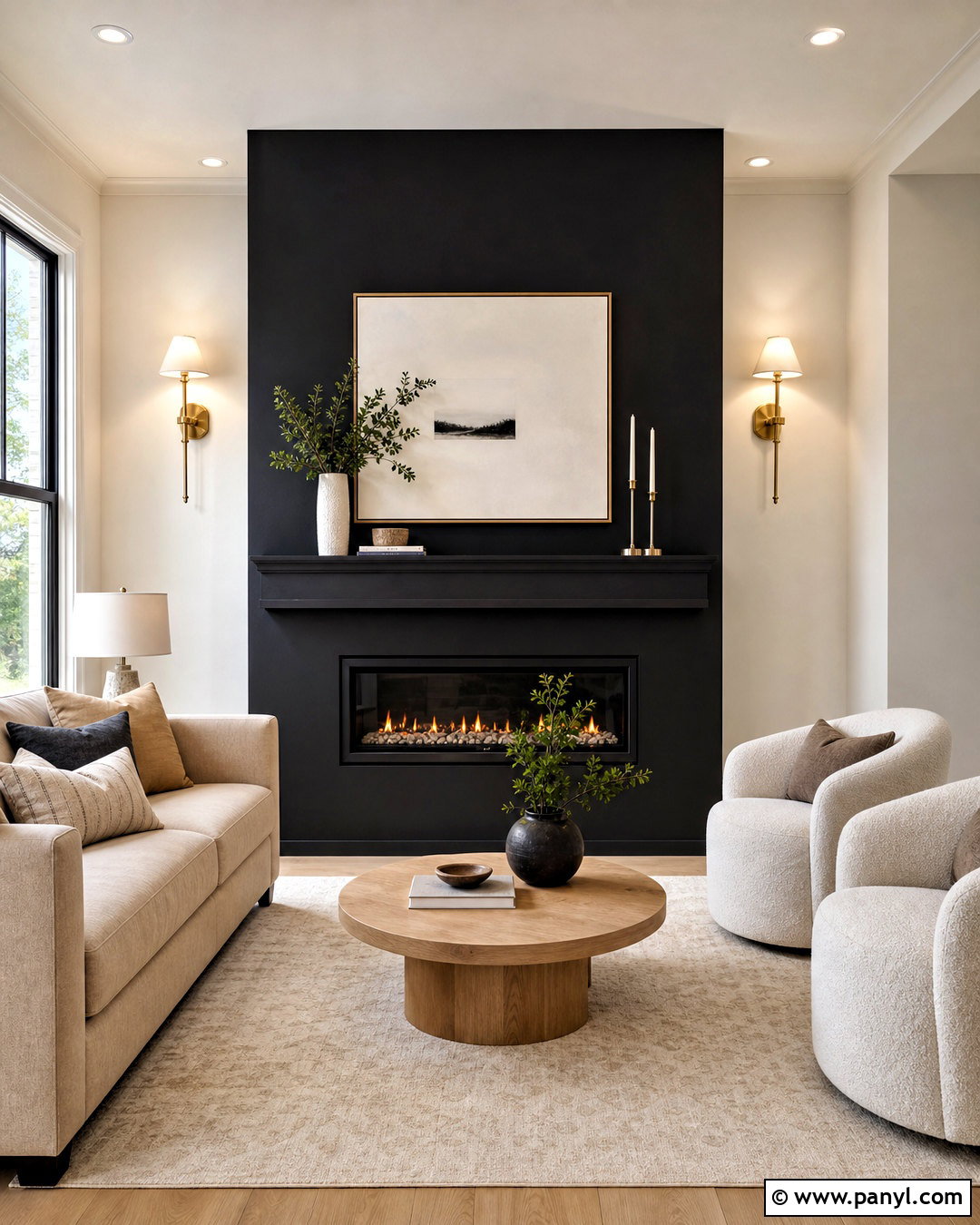 20 Accent Wall Fireplace Living Room Ideas for Cozy Style