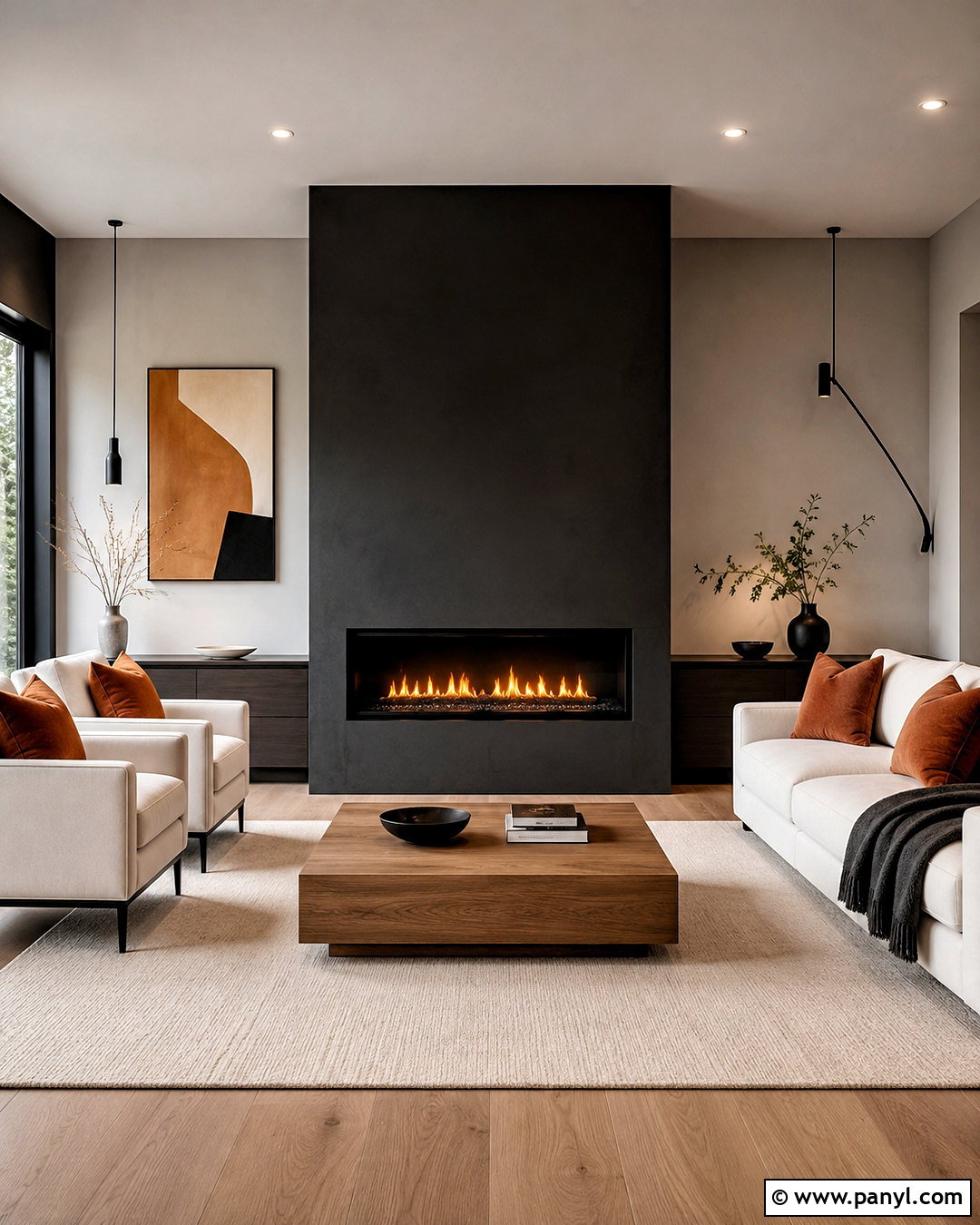 Black Fireplace With Gray Walls - 20 What Color Fireplace With Gray Walls