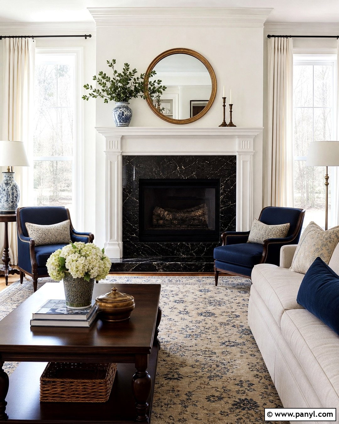 Black Fireplace With White Mantel - 35 Black Fireplace White Walls