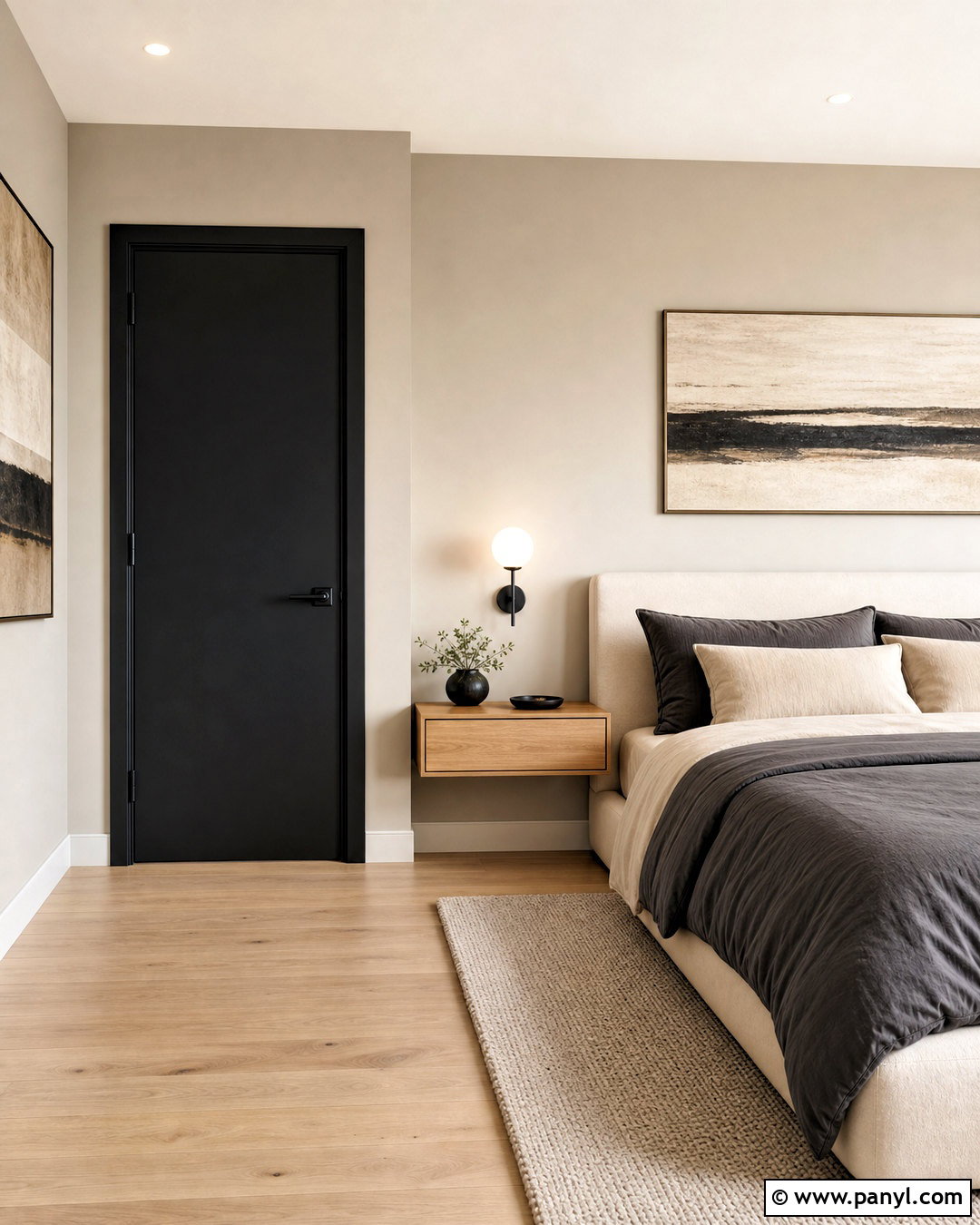 Black Flush Indoor Door - 20 black indoor doors