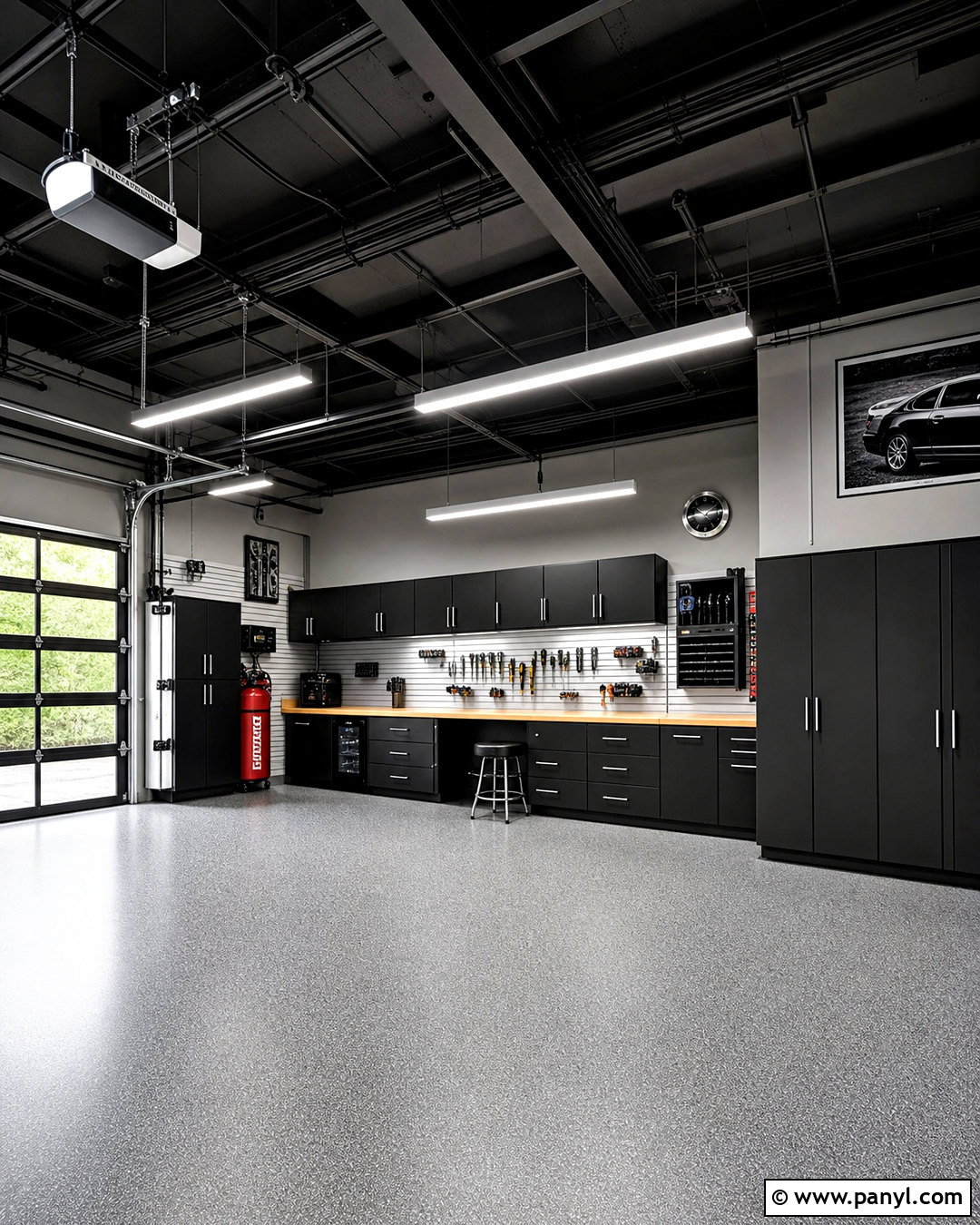 Black Garage Ceiling - 20 garage painting ideas interior ideas