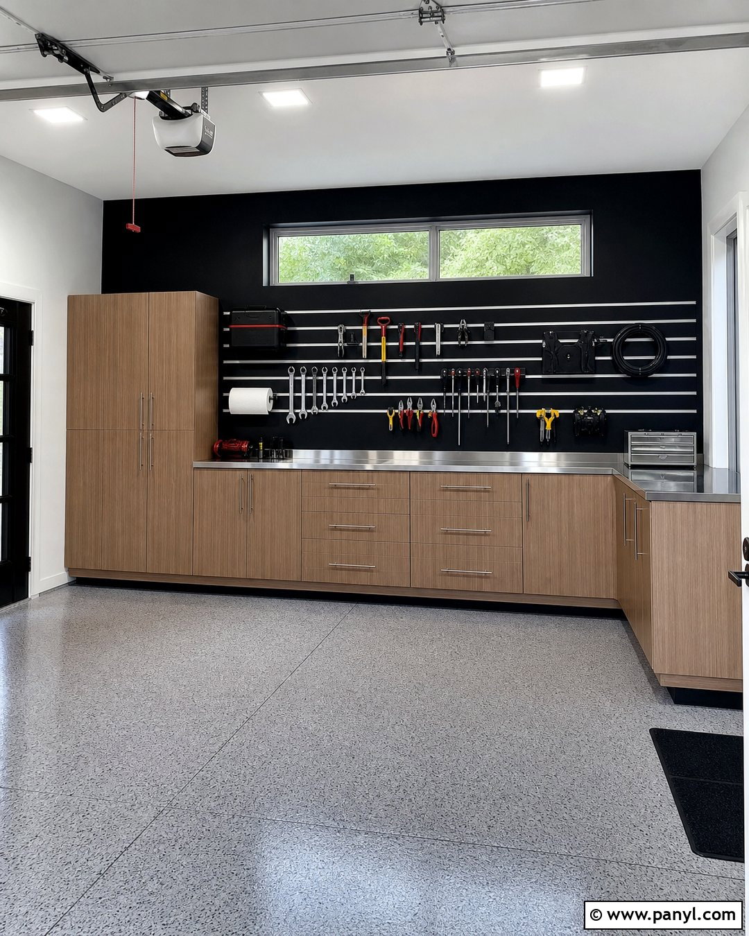 Black Garage Walls - 30 Garage Wall Colors