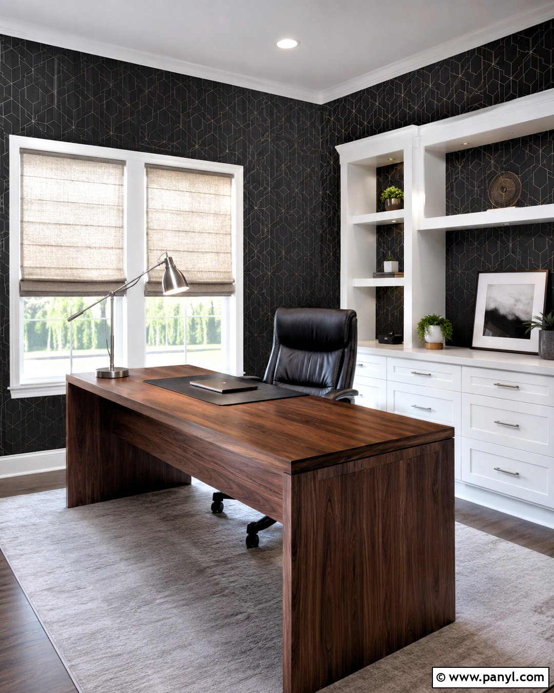 Black Geometric Sparkly Wallpaper Office - 20 black sparkly wallpaper ideas