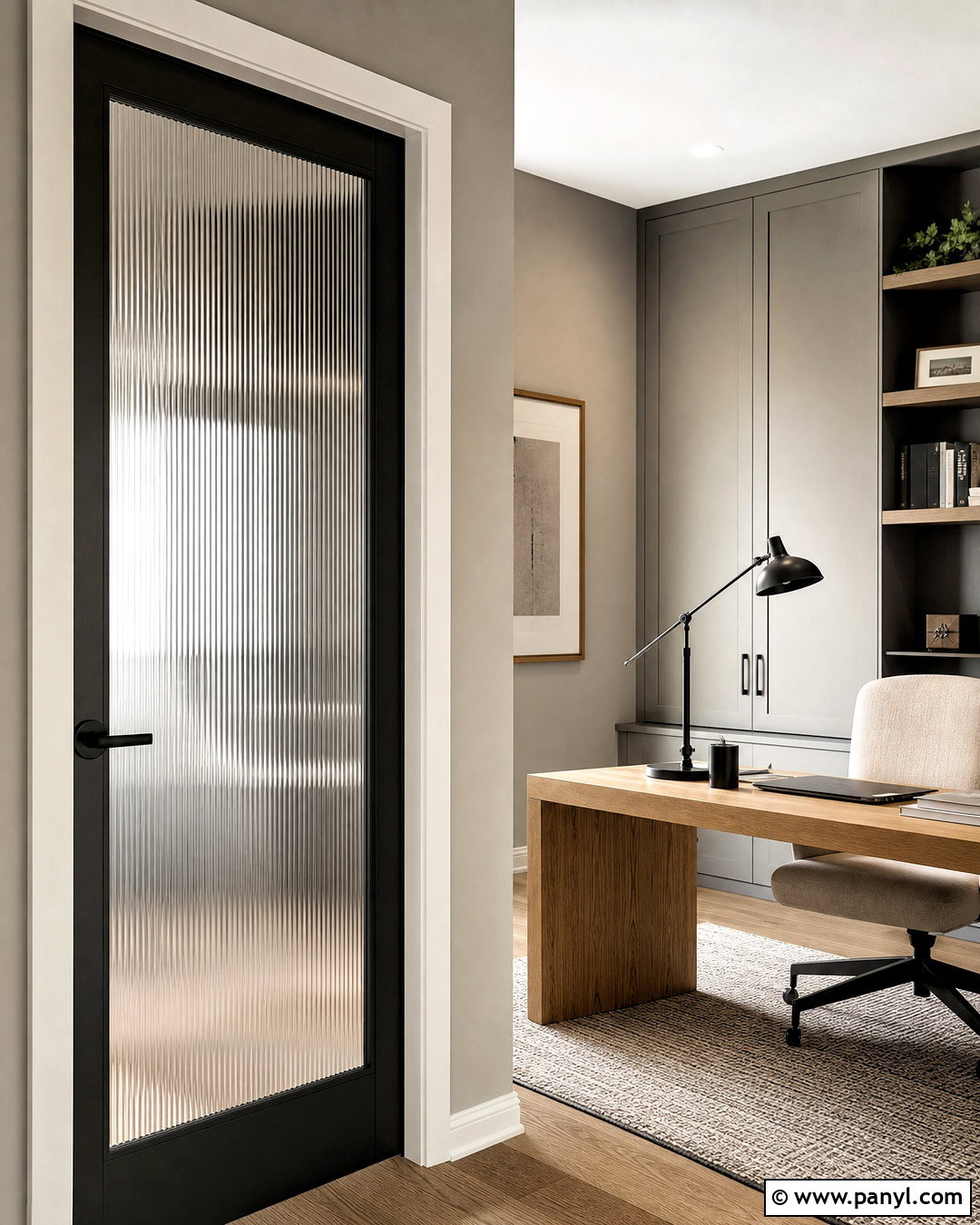 Black Glass Indoor Office Door - 20 black indoor doors