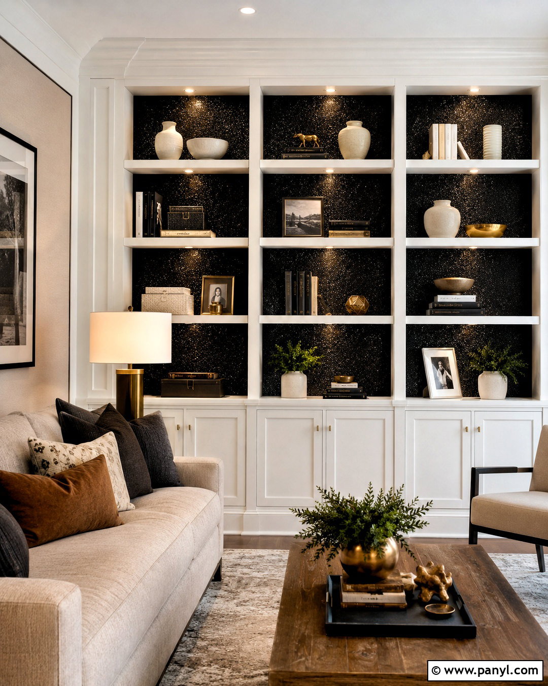 20 Black Glittery Wallpaper Ideas for Glamorous Statement Walls