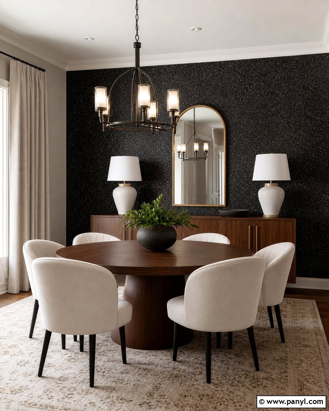 Black Glitter Wallpaper Wall - 30 black glitter wall ideas